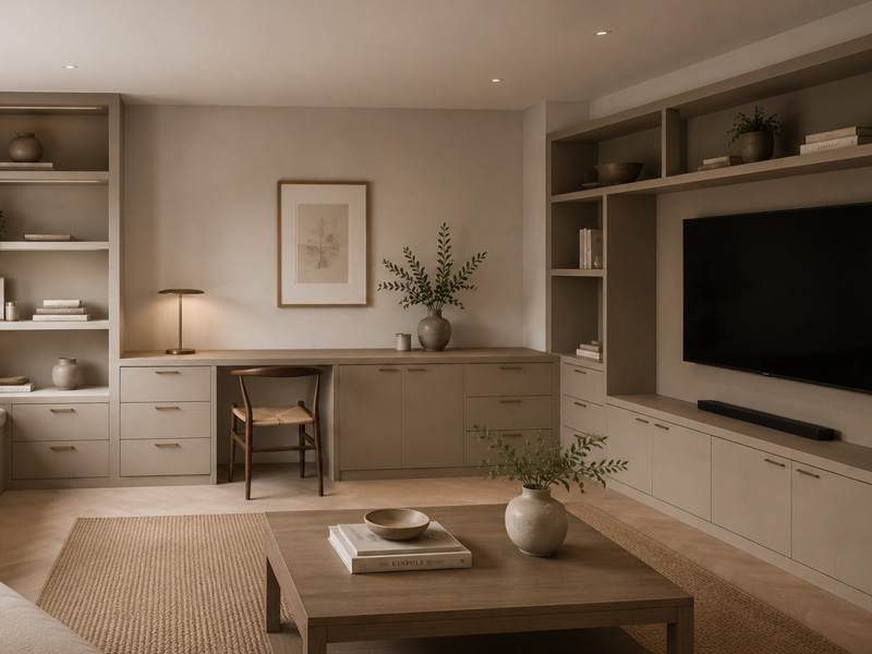 Fully bespoke bedroom joinery and fitted furniture