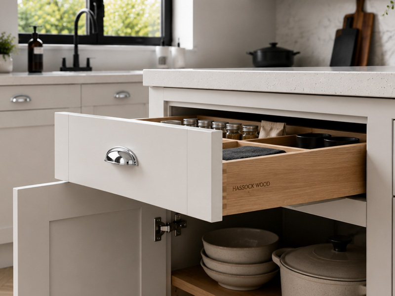 Made-to-measure storage detail